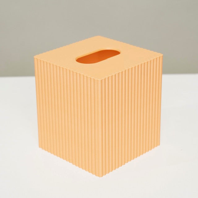 Peach 3D Printed Tissue Box Cover