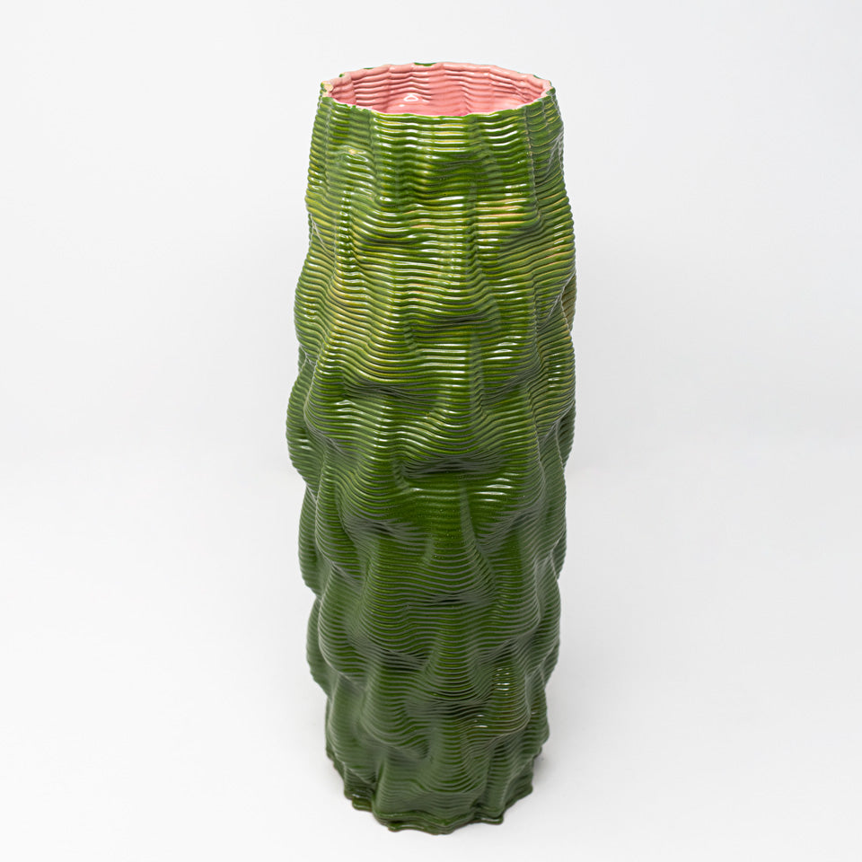 Mediterranea Fiordo Ceramic Vase Green